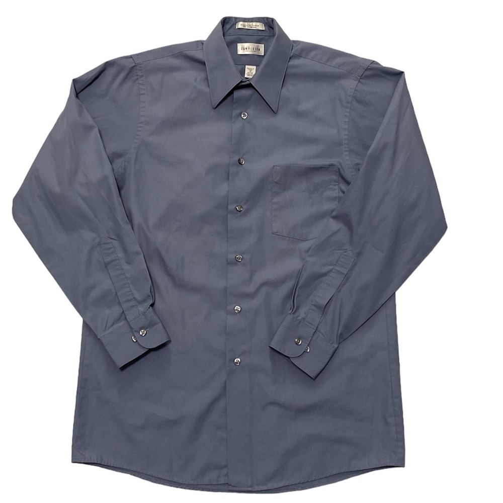 Van Heusen Button Up Breast ￼Pocket Dress Shirt Men's  Formal Size M 15(32/33)